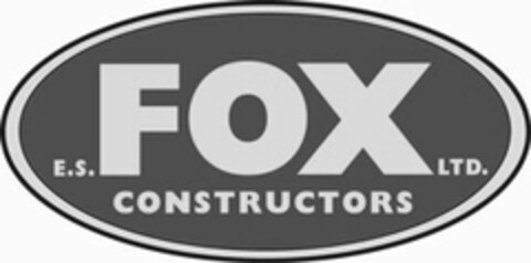 E.S. FOX LTD. CONSTRUCTORS Logo (USPTO, 07/17/2013)