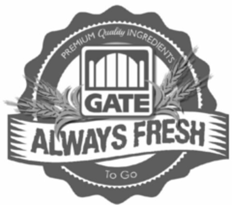 GATE ALWAYS FRESH PREMIUM QUALITY INGREDIENTS TO GO Logo (USPTO, 31.03.2014)