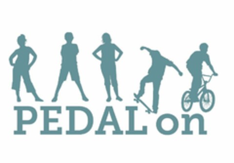 PEDAL ON Logo (USPTO, 08.12.2015)