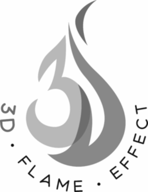 3D 3D FLAME EFFECT Logo (USPTO, 19.08.2016)