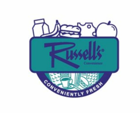 RUSSELL'S CONVENIENCE CONVENIENTLY FRESH Logo (USPTO, 07.09.2016)