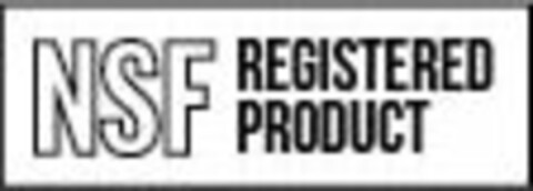 NSF REGISTERED PRODUCT Logo (USPTO, 29.11.2016)