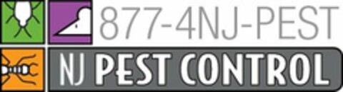 877-4NJ-PEST NJ PEST CONTROL Logo (USPTO, 30.11.2016)