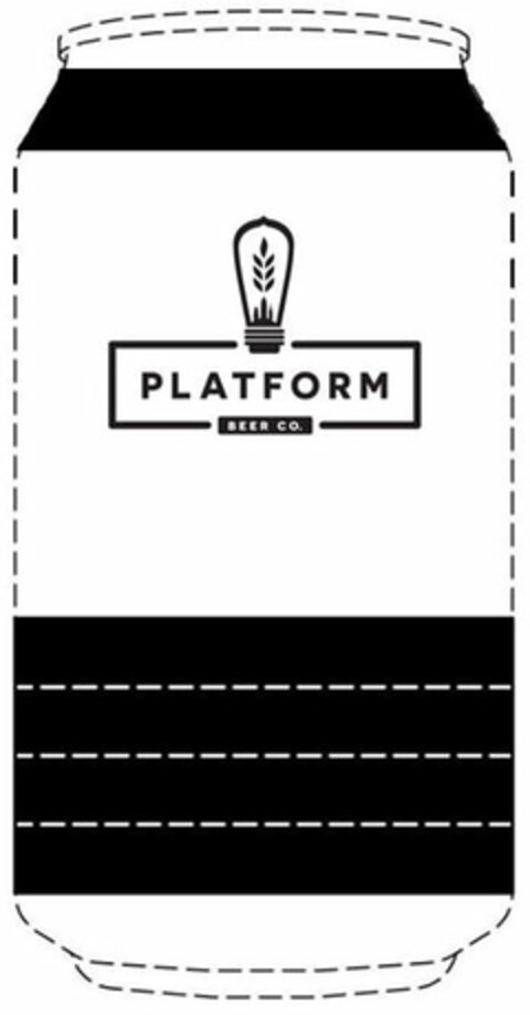 PLATFORM BEER CO. Logo (USPTO, 31.10.2017)