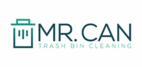 MR. CAN TRASH BIN CLEANING Logo (USPTO, 08.11.2017)