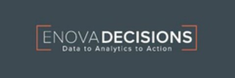 ENOVADECISIONS DATA TO ANALYTICS TO ACTION Logo (USPTO, 14.11.2017)