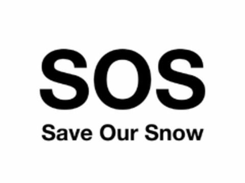 SOS SAVE OUR SNOW Logo (USPTO, 10.01.2018)