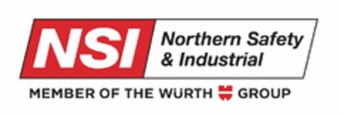 NSI NORTHERN SAFETY & INDUSTRIAL MEMBEROF THE WÜRTH W GROUP Logo (USPTO, 06/14/2018)