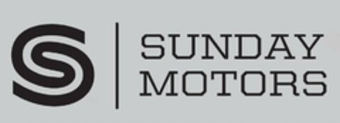 S SUNDAY MOTORS Logo (USPTO, 01.10.2018)