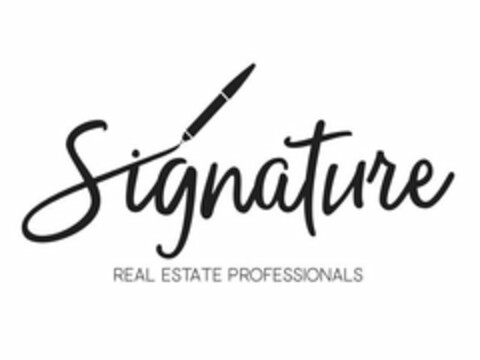 SIGNATURE REAL ESTATE PROFESSIONALS Logo (USPTO, 07.10.2018)