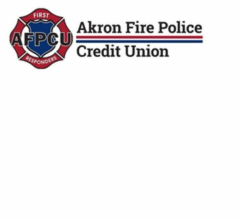 AKRON FIRE POLICE CREDIT UNION AFPCU FIRST RESPONDERS Logo (USPTO, 16.03.2020)