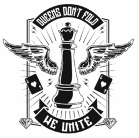 QUEENS DON'T FOLD WE UNITE Q Q Q Q Logo (USPTO, 18.09.2020)