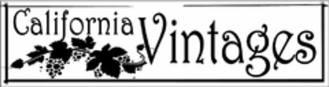 CALIFORNIA VINTAGES Logo (USPTO, 22.07.2009)