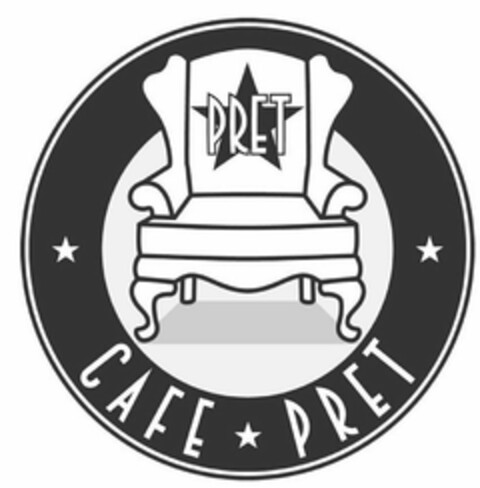 PRET CAFE PRET Logo (USPTO, 22.04.2011)