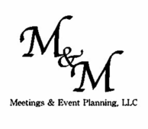 M & M MEETINGS & EVENT PLANNING, LLC Logo (USPTO, 21.06.2011)