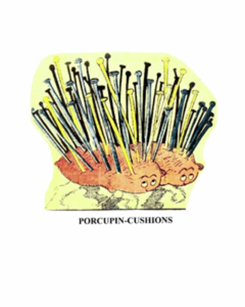 PORCUPIN-CUSHIONS Logo (USPTO, 19.03.2013)