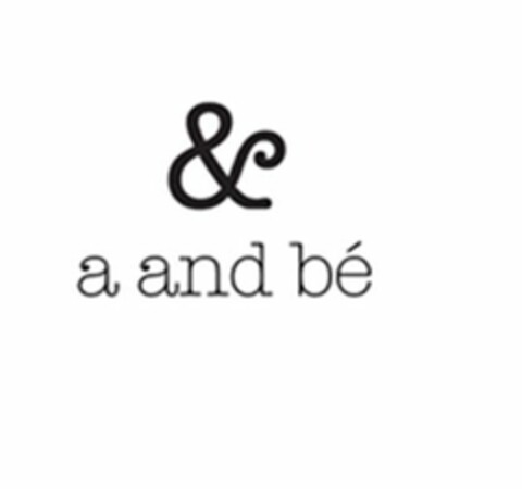 & A AND BÉ BRIDAL SHOP Logo (USPTO, 15.07.2013)