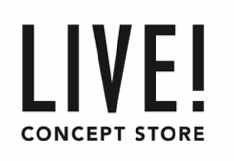 LIVE! CONCEPT STORE Logo (USPTO, 04/10/2014)