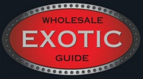 WHOLESALE EXOTIC GUIDE Logo (USPTO, 06.05.2014)