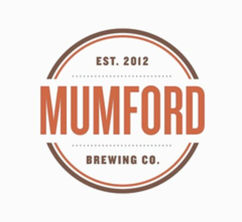 EST. 2012 MUMFORD BREWING CO. Logo (USPTO, 11.06.2014)