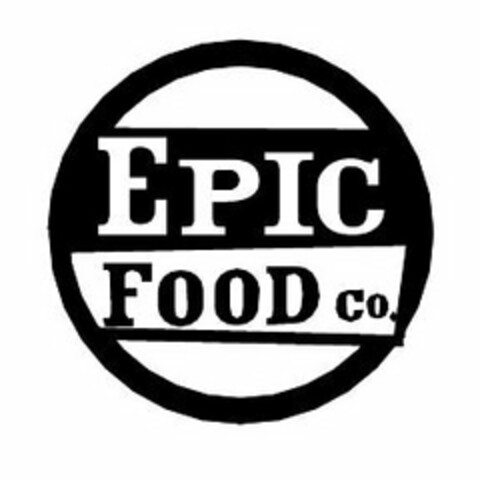 EPIC FOOD CO. Logo (USPTO, 04.08.2014)