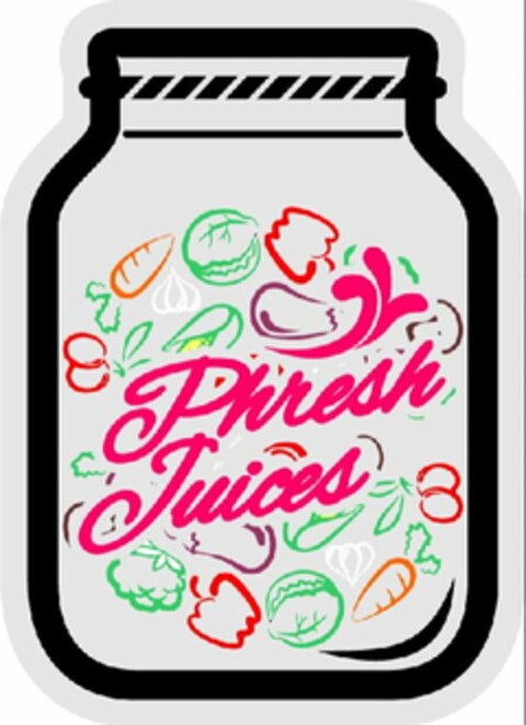 PHRESH JUICES Logo (USPTO, 19.08.2014)