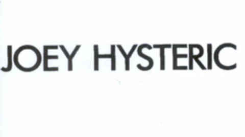 JOEY HYSTERIC Logo (USPTO, 09/23/2014)