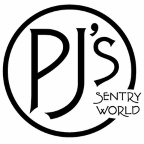 PJ'S SENTRY WORLD Logo (USPTO, 09.10.2014)