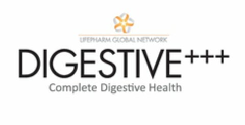 LIFEPHARM GLOBAL NETWORK DIGESTIVE+++ COMPLETE DIGESTIVE HEALTH Logo (USPTO, 09.04.2015)