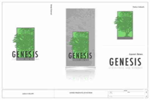 GENESIS STEAKHOUSE & WINE BAR Logo (USPTO, 09.07.2015)