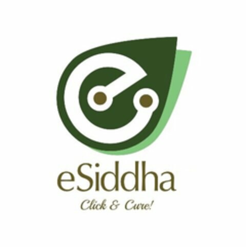 E ESIDDHA CLICK & CURE! Logo (USPTO, 01/28/2016)