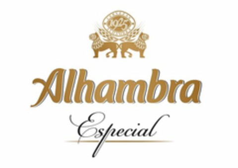 CERVEZAS ALHAMBRA 1925 ALHAMBRA ESPECIAL Logo (USPTO, 03/02/2016)