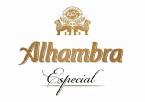 CERVEZAS ALHAMBRA 1925 ALHAMBRA ESPECIAL Logo (USPTO, 02.03.2016)