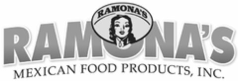 RAMONA'S RAMONA'S MEXICAN FOOD PRODUCTS, INC. Logo (USPTO, 19.12.2016)