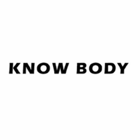 KNOW BODY Logo (USPTO, 22.03.2017)