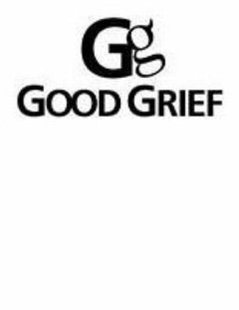 GG GOOD GRIEF Logo (USPTO, 07/07/2017)