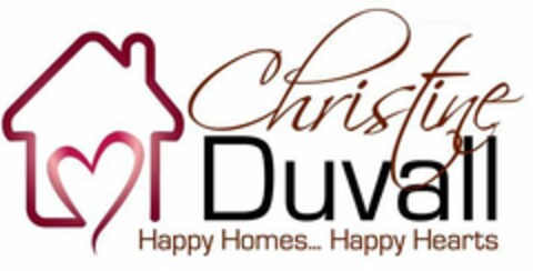 CHRISTINE DUVALL HAPPY HOMES HAPPY HEARTS Logo (USPTO, 01.05.2018)