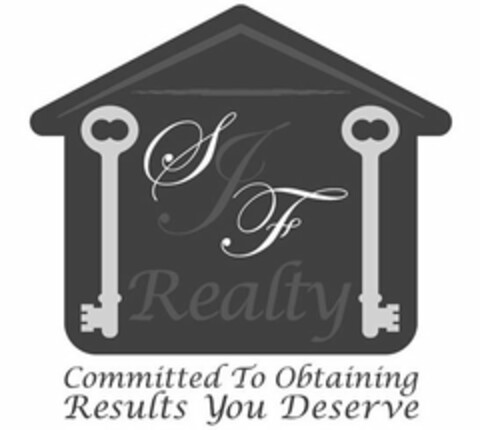 SJF REALTY COMMITTED TO OBTAINING RESULTS YOU DESERVE Logo (USPTO, 10.05.2018)