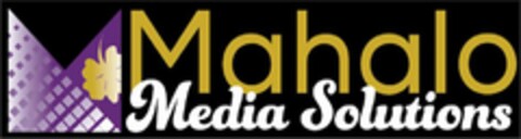 M MAHALO MEDIA SOLUTIONS Logo (USPTO, 12.07.2018)