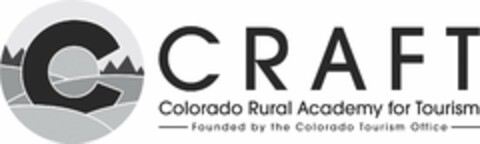 C CRAFT COLORADO RURAL ACADEMY FOR TOURISM - FOUNDED BY THE COLORADO TOURISM OFFICE - Logo (USPTO, 11.02.2019)