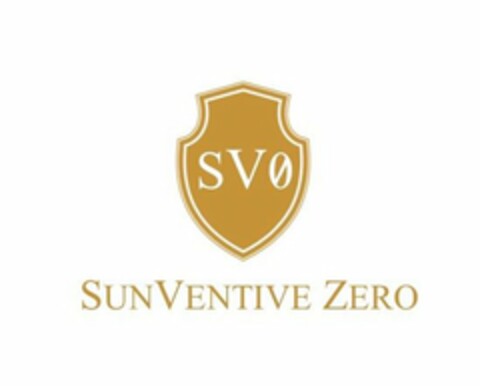 SV0 SUNVENTIVE ZERO Logo (USPTO, 12/04/2019)