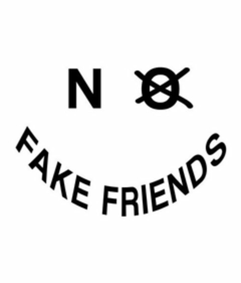 NO FAKE FRIENDS Logo (USPTO, 01.02.2020)