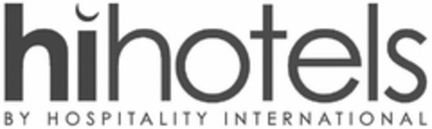 HIHOTELS BY HOSPITALITY INTERNATIONAL Logo (USPTO, 15.06.2020)