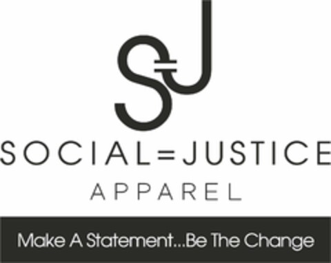 S=J SOCIAL = JUSTICE APPAREL Logo (USPTO, 10.07.2020)