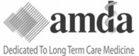 AMDA DEDICATED TO LONG TERM CARE MEDICINE Logo (USPTO, 09.01.2009)