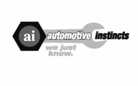 AI AUTOMOTIVE INSTINCTS WE JUST KNOW. Logo (USPTO, 29.09.2010)