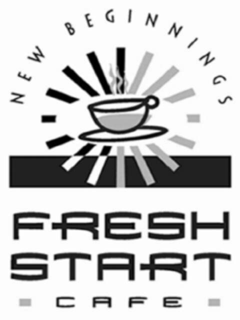 NEW BEGINNINGS FRESH START CAFE Logo (USPTO, 04.05.2011)