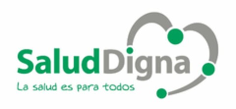 SALUDDIGNA LA SALUD ES PARA TODOS Logo (USPTO, 05.12.2011)