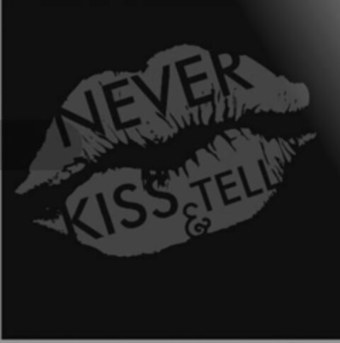 NEVER KISS & TELL Logo (USPTO, 26.03.2012)