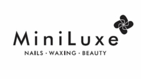 MINILUXE NAILS · WAXING · BEAUTY Logo (USPTO, 16.11.2012)